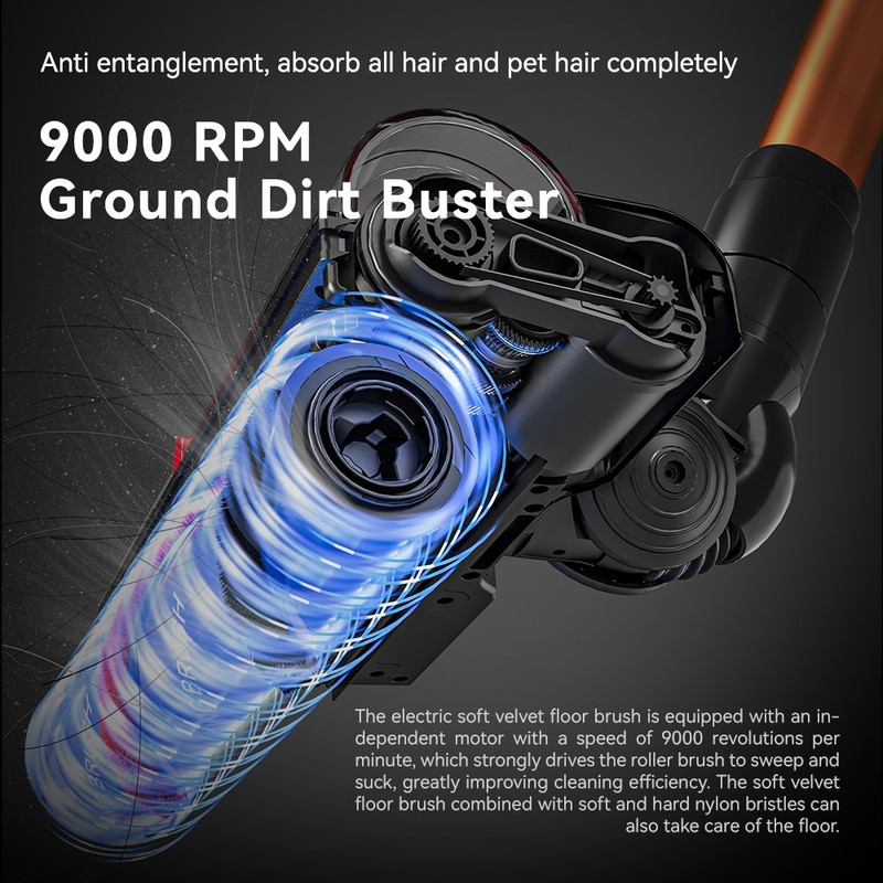 Bed Vacuum Cleaner with Dust Sensor Mattress Vacuum Cleaner with UV Ultrasonic gallery