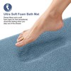 OLANLY Thick Memory Foam Bath Mat Rug 35x24, Extra Soft 35" X 24", Airy Blue gallery