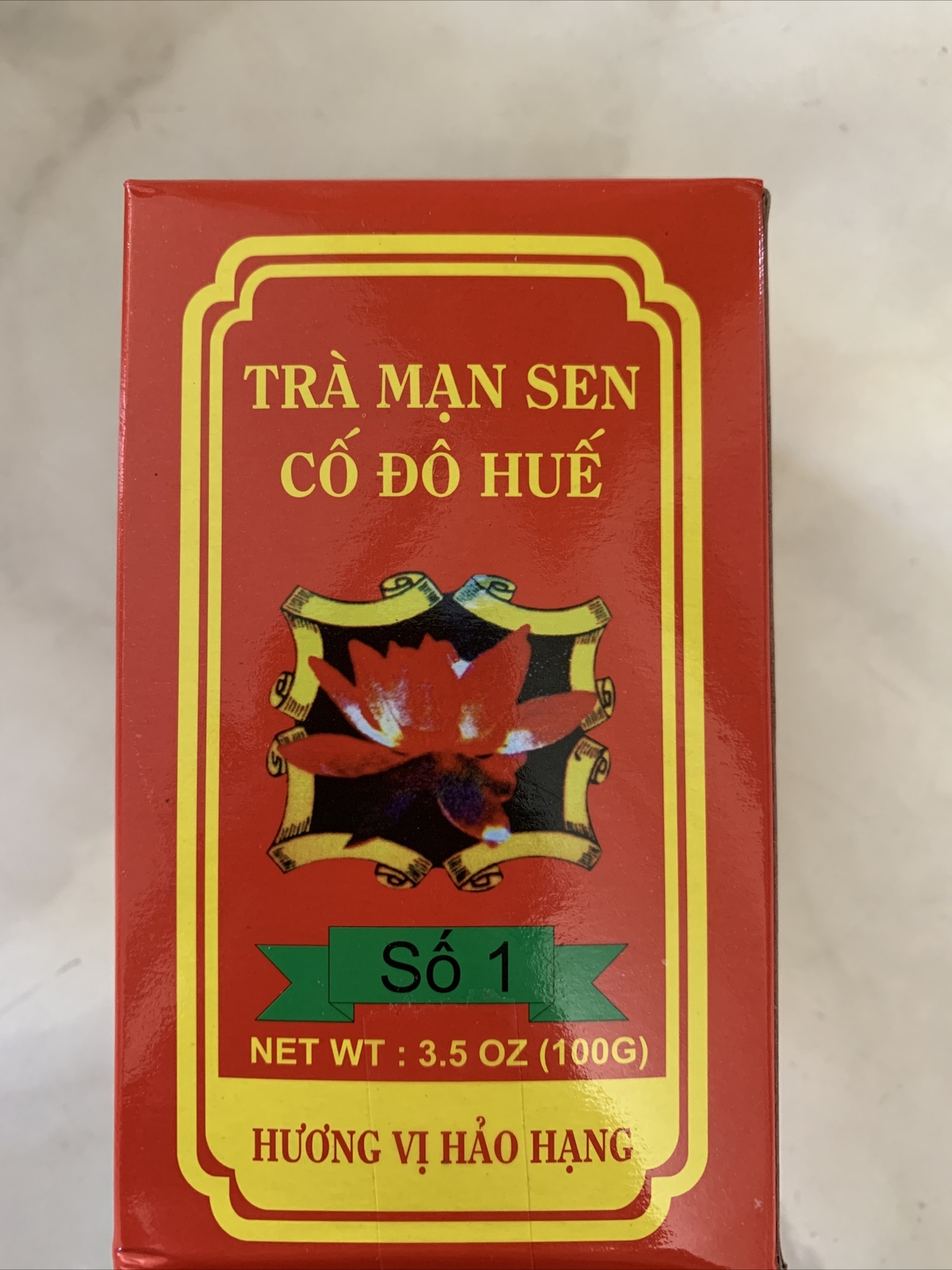 Lotus Green Tea - Tra Man Sen Co Do Hue 3.5oz 100g Product Of Việt Nam gallery