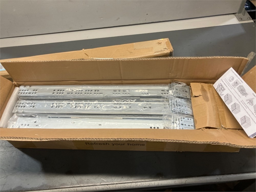 21" Undermount Soft Close Drawer Slides - 6 Pairs, Heavy Duty 100 lb Capacity gallery