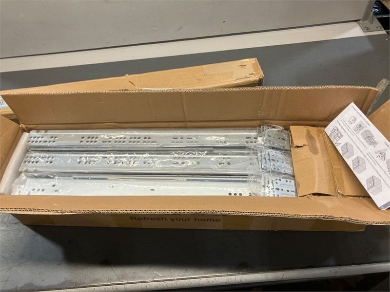 21" Undermount Soft Close Drawer Slides - 6 Pairs, Heavy Duty 100 lb Capacity gallery