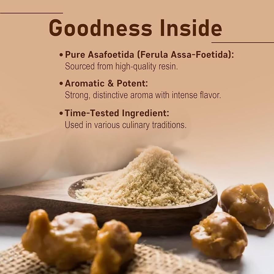 Organic Asafoetida Hing / Heeng Powder Spice A+ Quality For Cooking & Seasoning gallery