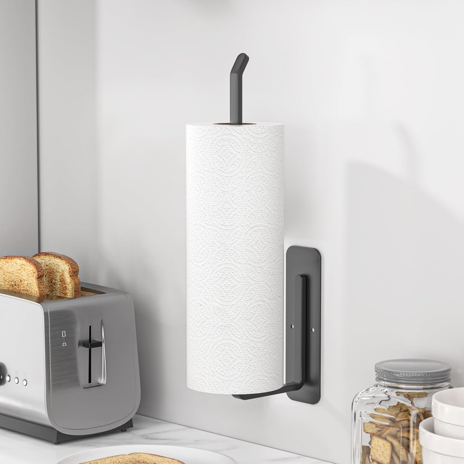 Paper Towel Holder Under Cabinet - Both Available in Adhesive and Drilling gallery