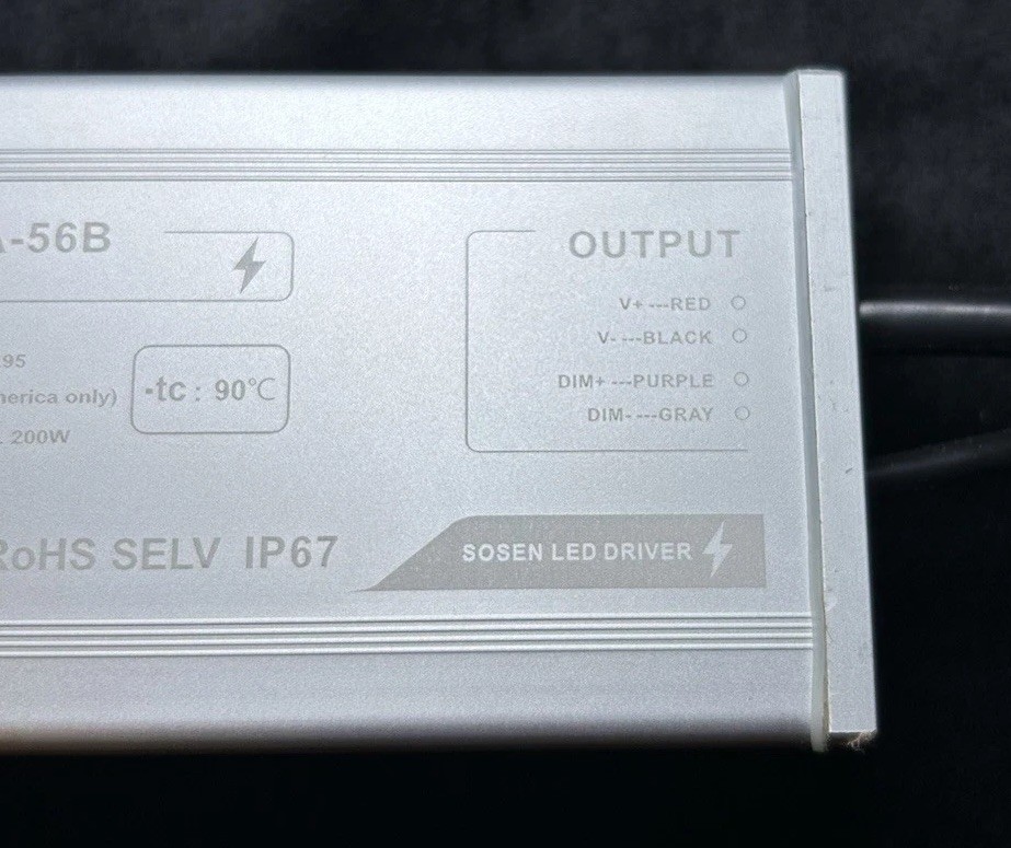 LED Driver SOSEN SS-200VA-56B Class P gallery