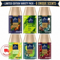 Glade Automatic Spray Refill Variety Pack – 6 Unique Limited Edition Scents
