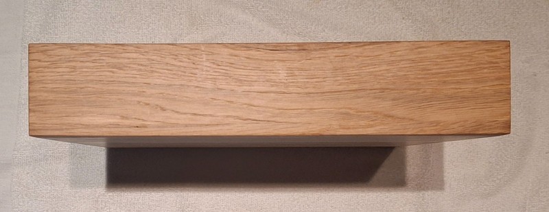 Cutting Board Chopping Block Solid Oak 12"x12"x 2 1/4" Thick made in USA gallery