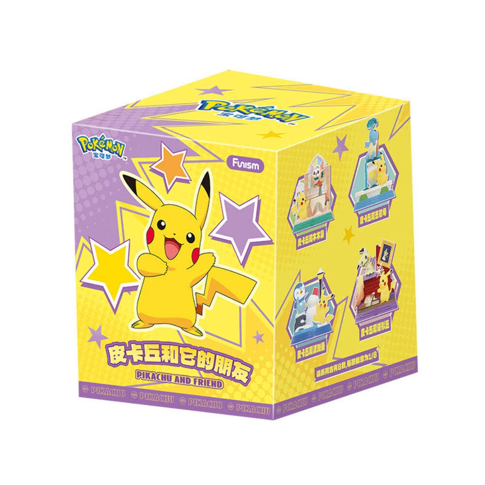 Funism Pokemon Pikachu & Friends Blind Box Diorama Figure PVC/ABS 8 Designs gallery