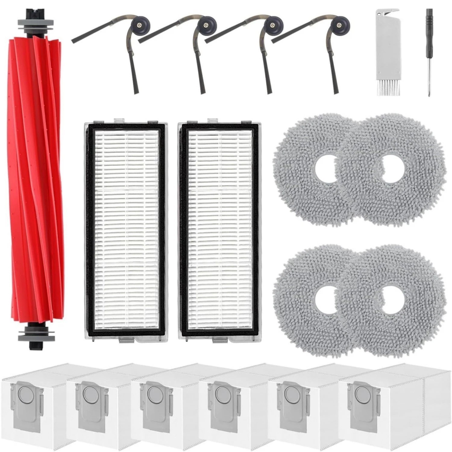 Accessories Replacement Kit for Roborock Qrevo Serie - QV 35A/QV 35S , QR 598 gallery