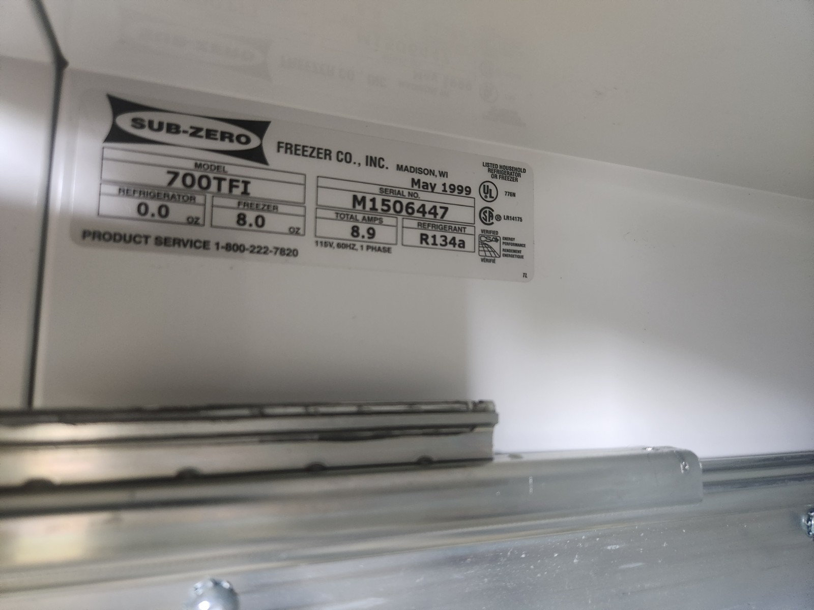 Subzero 700TFI 27" PANEL READY Freezer gallery