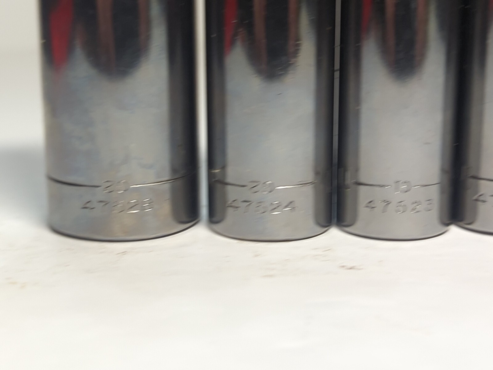 Craftsman 5pc 1/2 Drive 12pt Deep SAE Sockets 1/2"-7/8" G1 G2 gallery