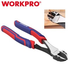 WORKPRO 8″ High Leverage Diagonal Plier Heavy Duty Wire Cutters Diagonal Cutters