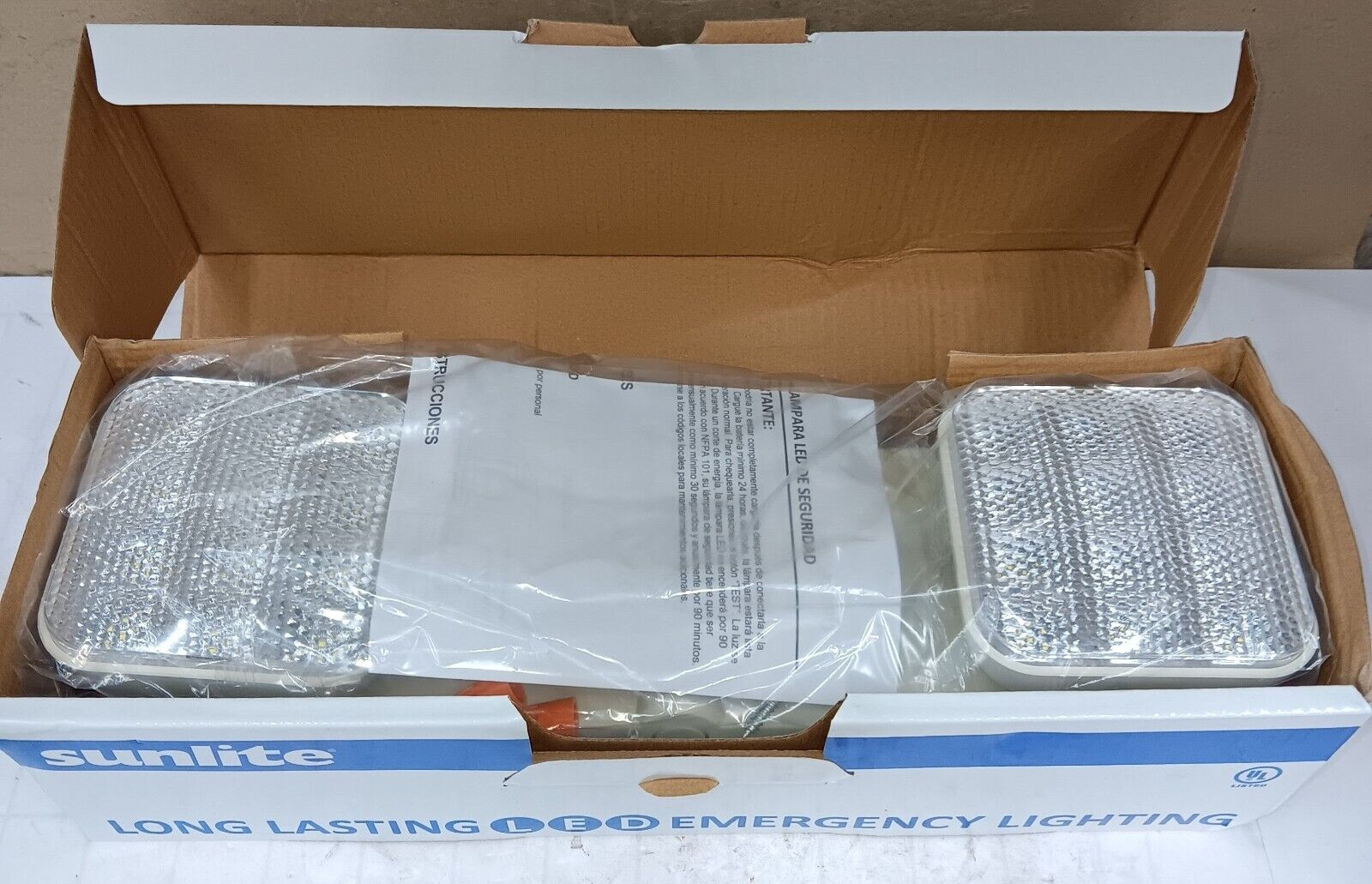 NEW SUNLITE 05268 EMERGENCY LED LIGHTING FIXTURE 90 MIN EMERGENCY RUN 120/277V gallery