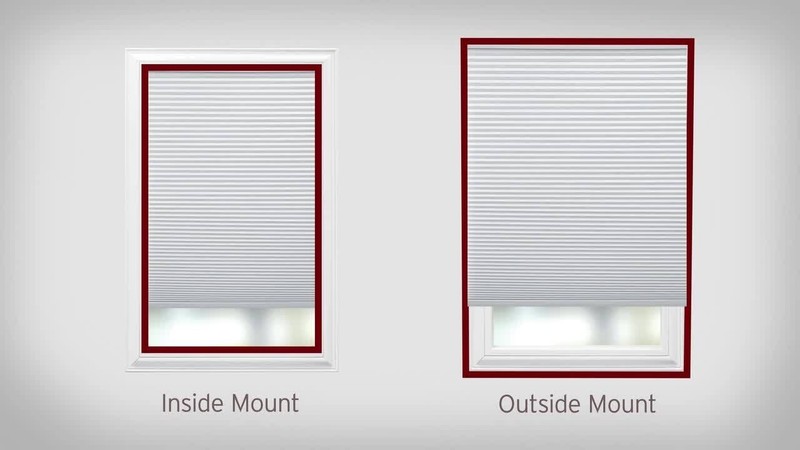 Custom Cut Home Decorators Shadow White Blackout Cordless Cellular Shade gallery