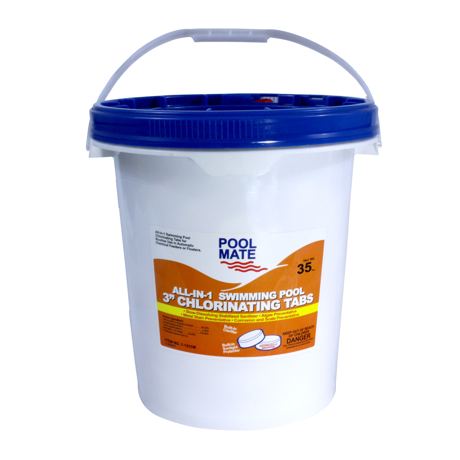 Pool Mate All-in-One 3" Chlorine Tabs - 35 Lbs gallery