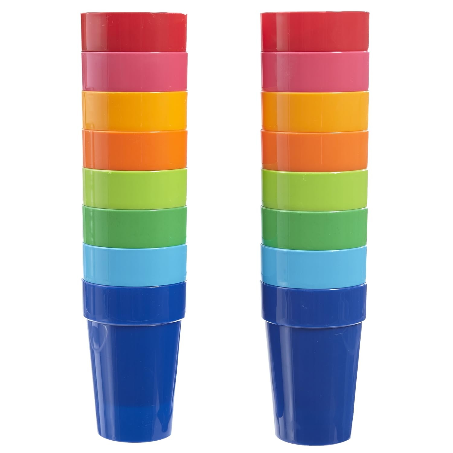 US Acrylic Spectrum Unbreakable Plastic 10 ounce 10 Ounces, Multicolor gallery