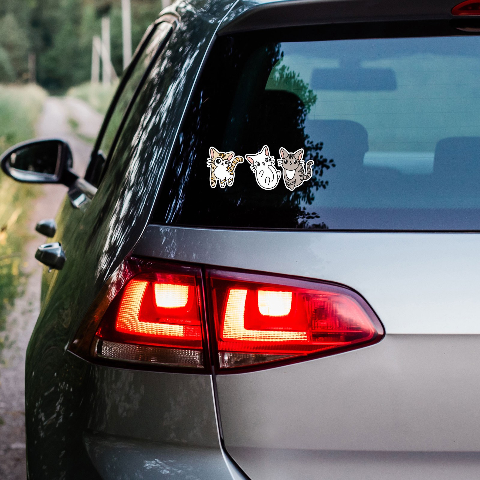 Cats Kittens - Vinyl Decal Sticker - Car Window Laptop - ebn7695 gallery