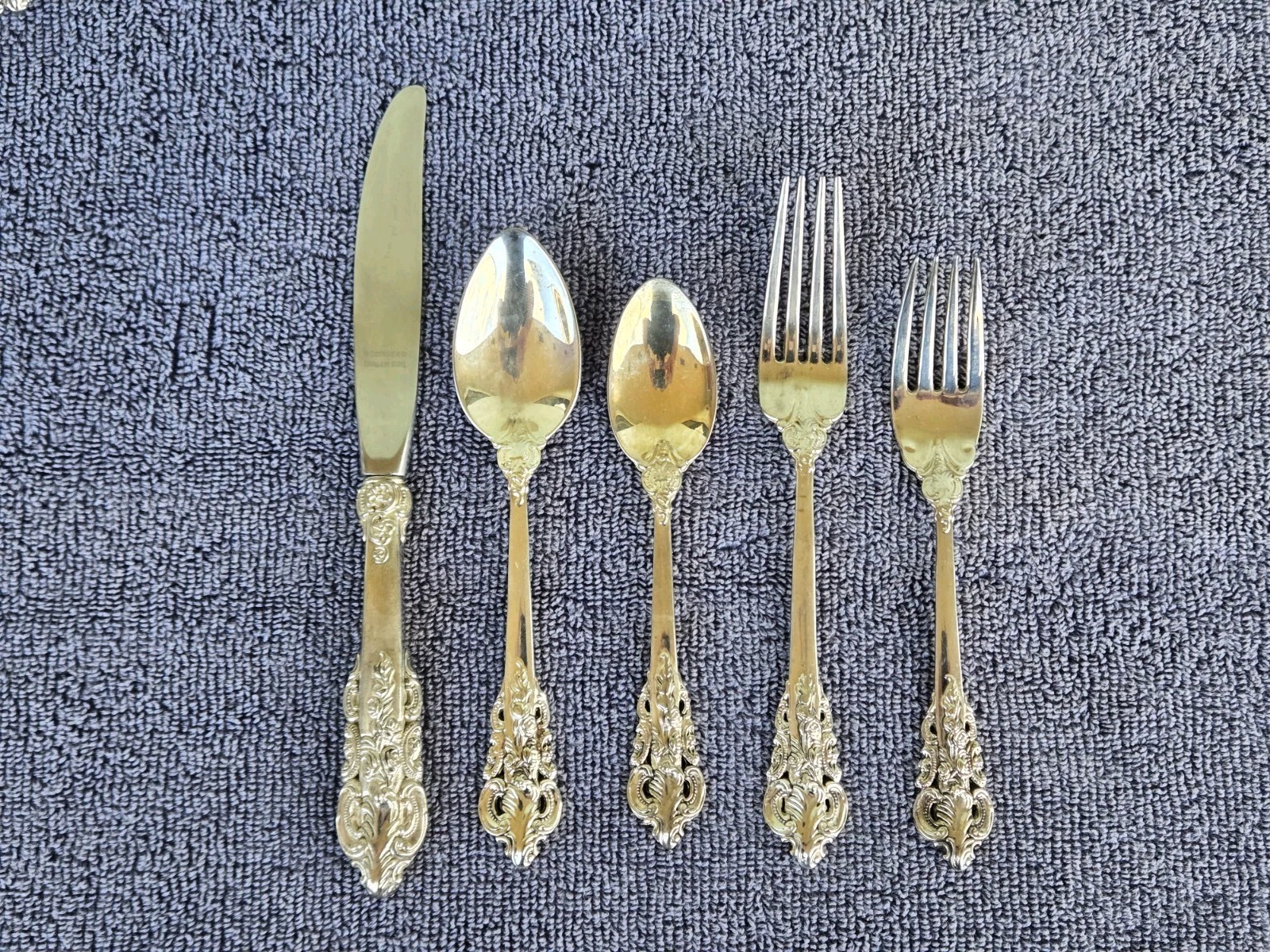 Godinger Baroque 32 Piece Dinner Flatware Set ~ Service For Six gallery