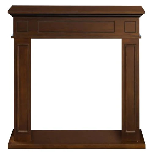 Jefferson Walnut Wood Cladding Fireplace Frame L89.5xH90.5xP28