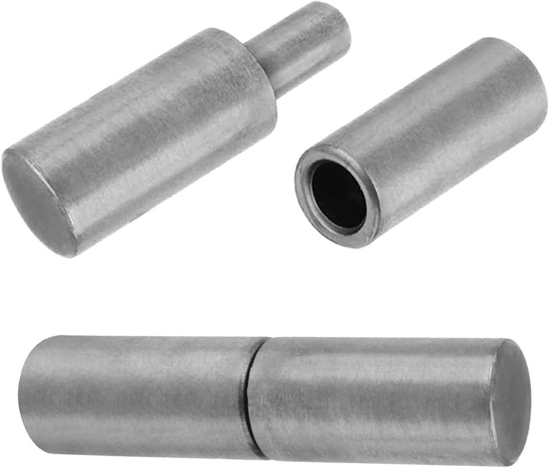 4 Heavy-Duty Weldable Barrel Hinges for Trailer Ramp Gate, 3" x 3/4 gallery