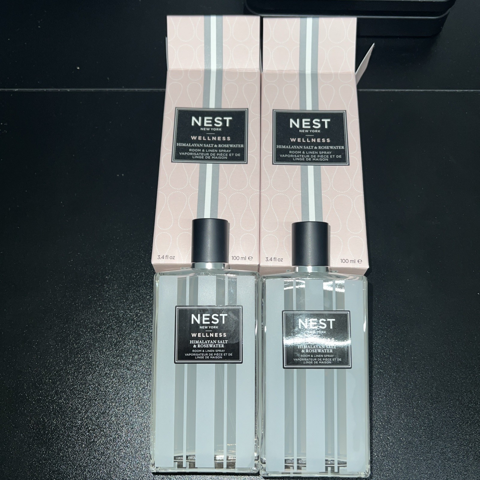 2 NEST Wellness Himalayan Salt & Rose Water Room & Linen Spray 3.4 oz 2 pack gallery