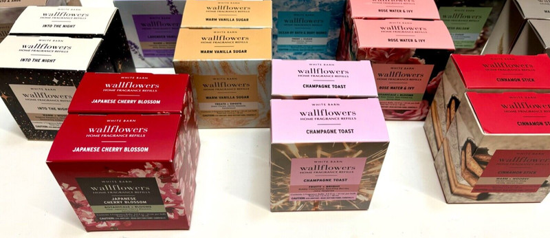 2 pack equal 4 bottles Bath & Body Works Wallflowers Home Fragrance Refill gallery