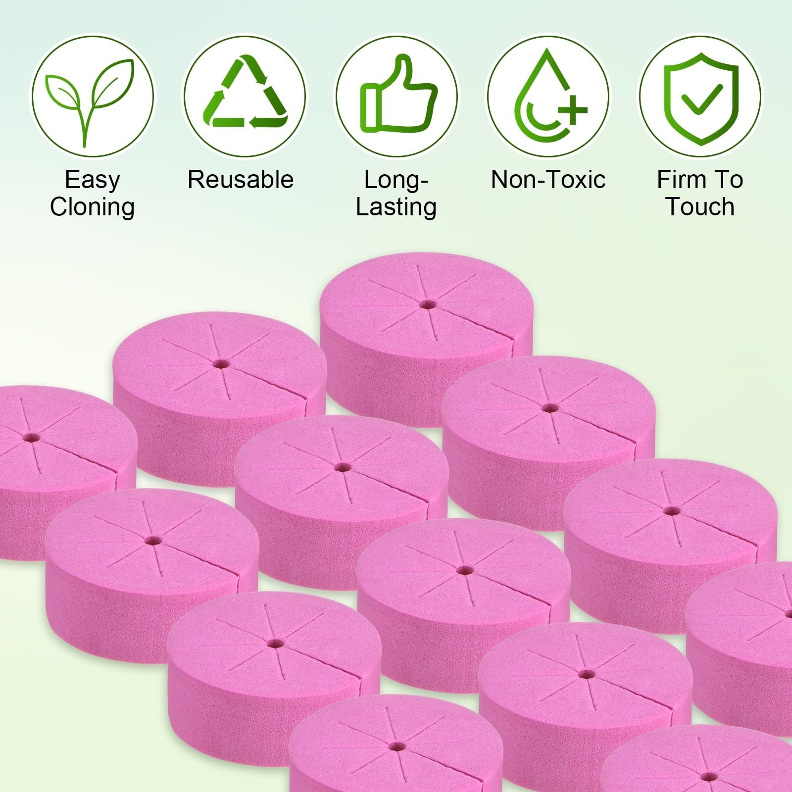 20-Pack Cloning Collars Inserts, Hydroponics Sponge Systems Cloning DIY Foam ... gallery