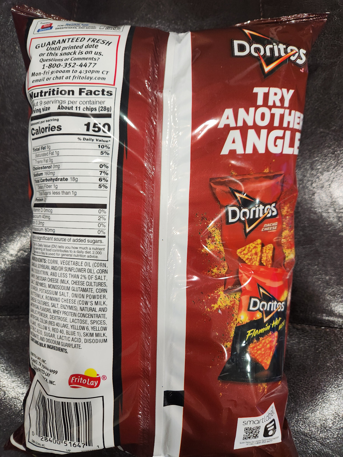 DORITOS SPICY NACHO TORTILLA CHIPS NET WT 9 1/4 OZ 12/2024 NOW SPICIER FRESH gallery