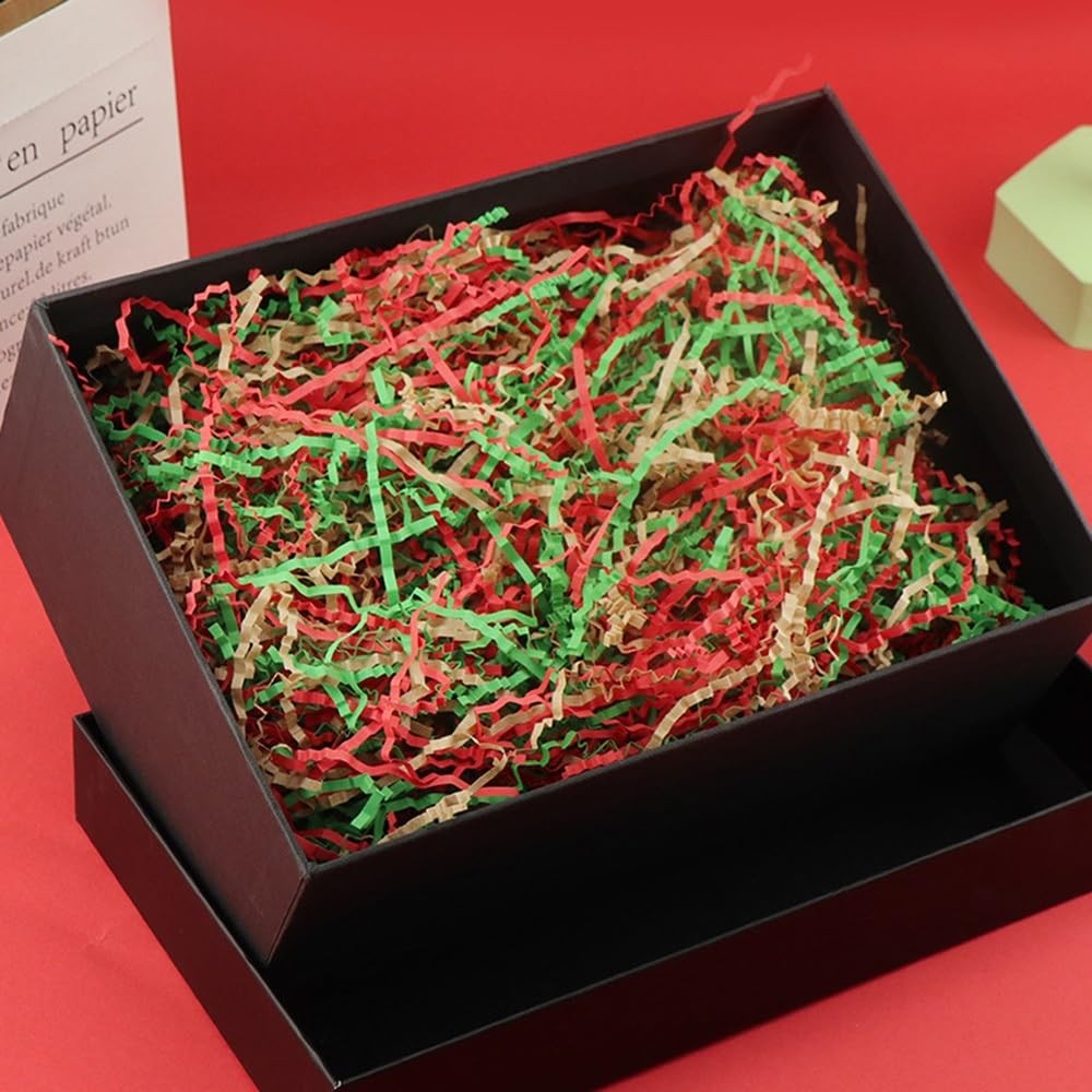 50g Crinkle Cut Paper Shred Easter Decor Gift Basket Filler Raffia Grass Mixed gallery