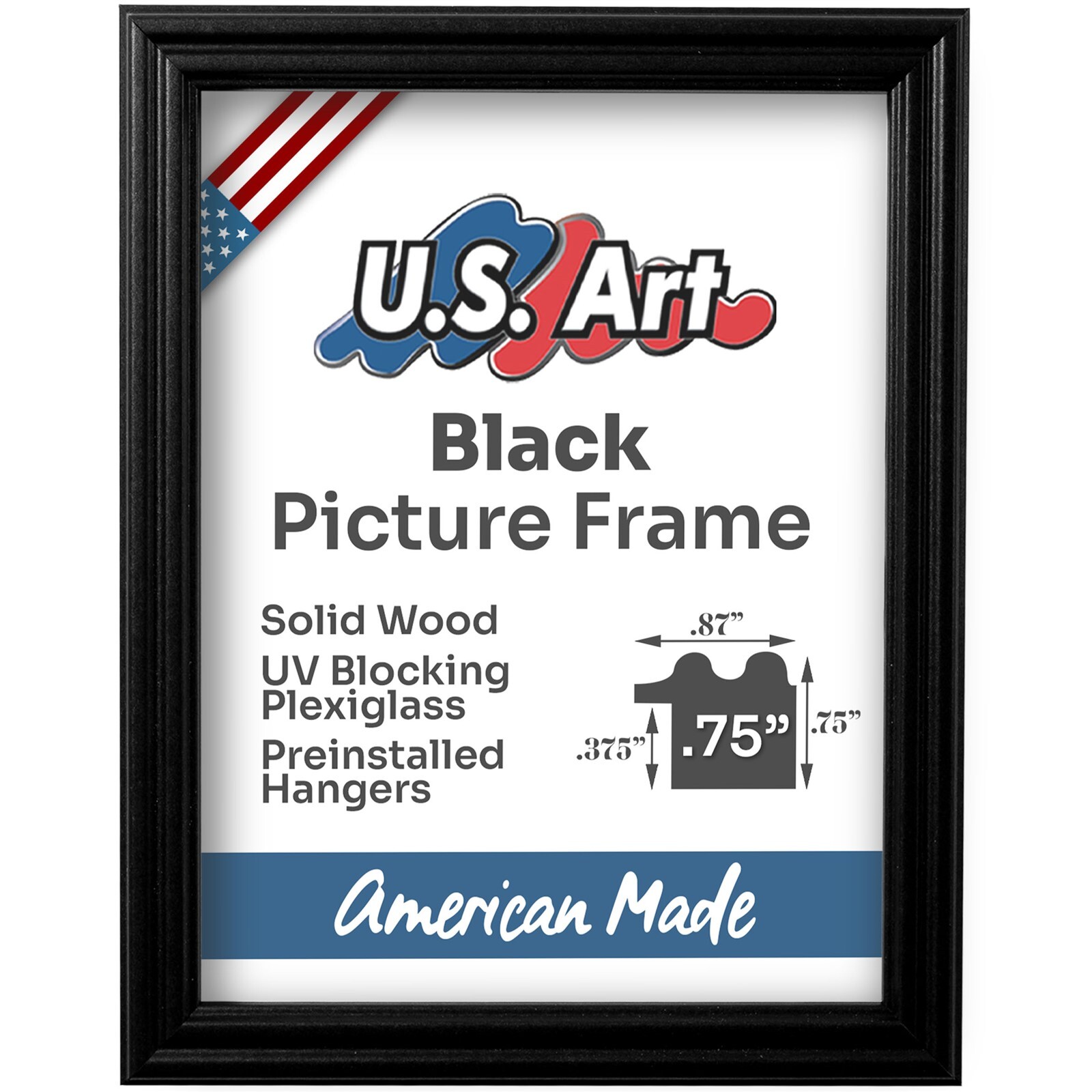 US ART Frames 0.75" Traditional Colors Wall Decor Picture Frame - 20x24 Inch gallery