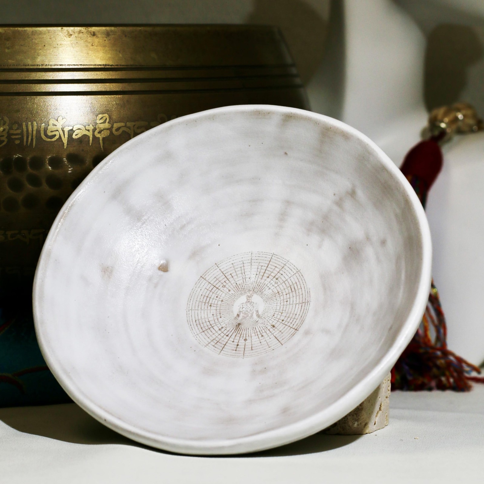 Amitofo Prayer Offering Ritual Bowl Plate For Use Religious Spiritual gallery