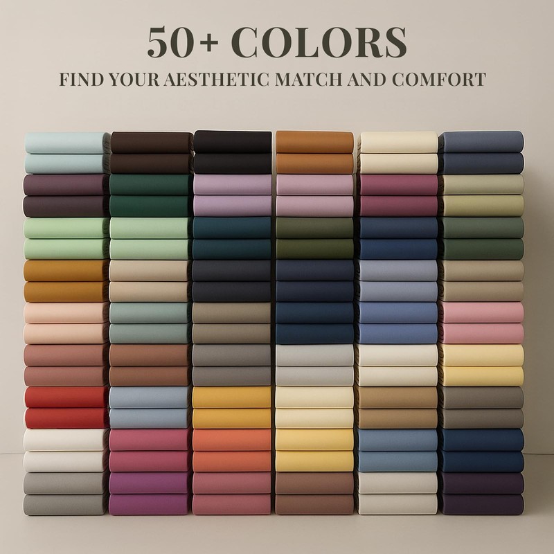 Sacred Thread Rayon Bamboo King Sheets 18" Deep Pocket Cooling Soft 6Pc Set gallery