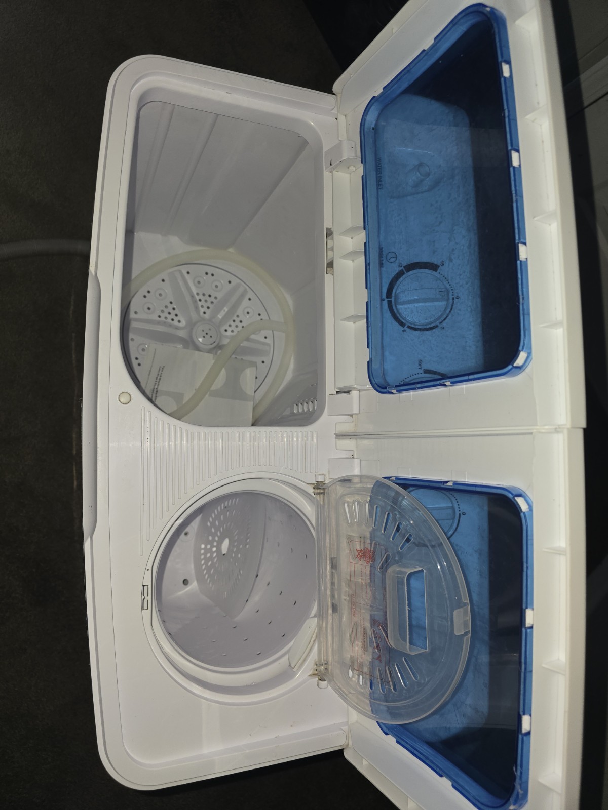 COSTWAY Portable Washing Machine, Twin Tub 20 Lbs Capacity gallery