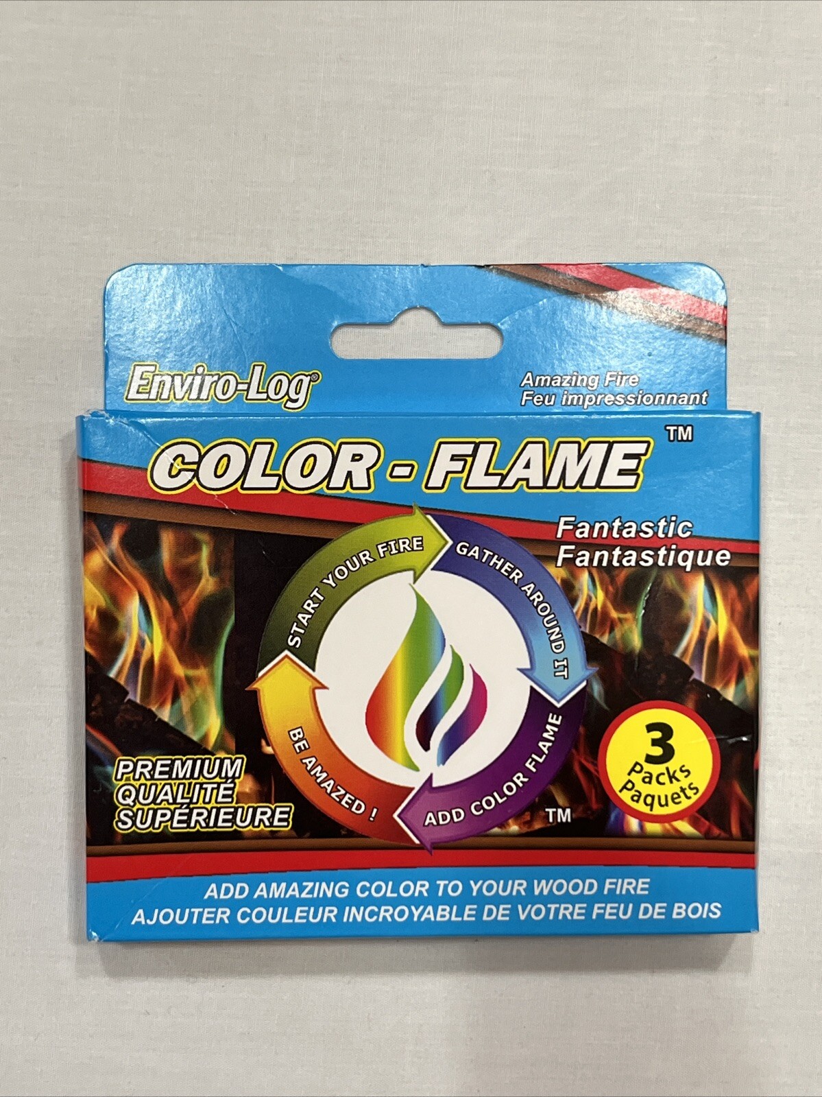 Enviro-Log Color-Flame 3 packets Add Amazing Color To Your Fire 🔥Free Shipping gallery