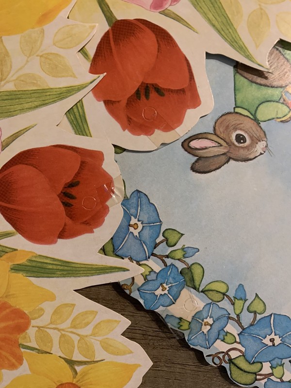 Vintage 90s Easter Decorations Static Cling Easter Bunny Lot Of 6 gallery