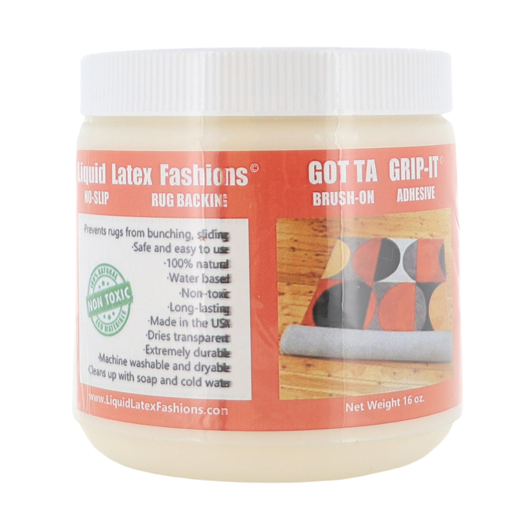 Gotta Grip-It Non-Slip Rug Fixative Gum, Easy to Use, Machine Washable - 16 OZ gallery