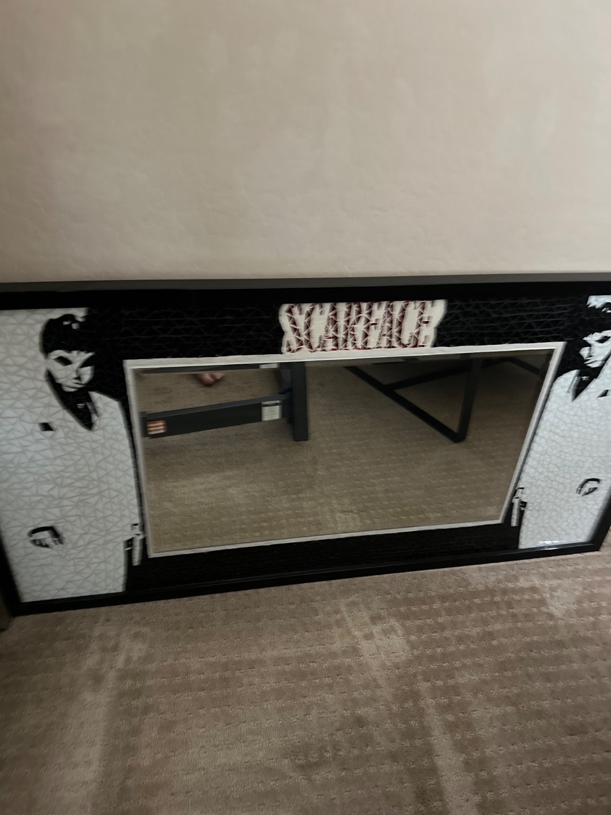 Scarface Al Pacino rectangle Mosaic/Mirror 49x26 40 LBS gallery