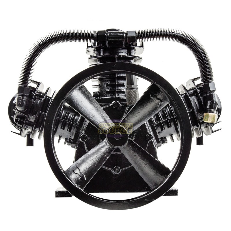 4 - 5 HP Replacement Air Compressor Pump Single Stage 3 Cylinder 10 - 12 CFM Max gallery