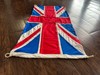 ENGLISH BRITISH FLAG hand made with 100% mesh cotton 41x21 inches double sided gallery