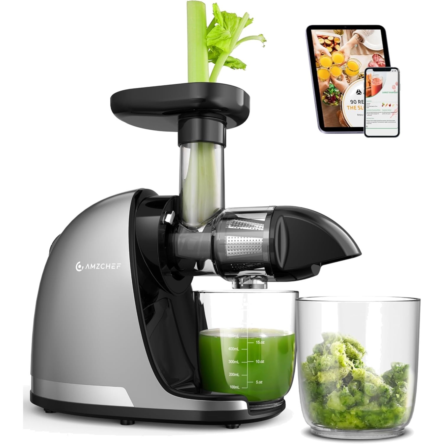 Versatile Cold Press Juicer - Easy Clean and Quiet Motor, Perfect for Families gallery