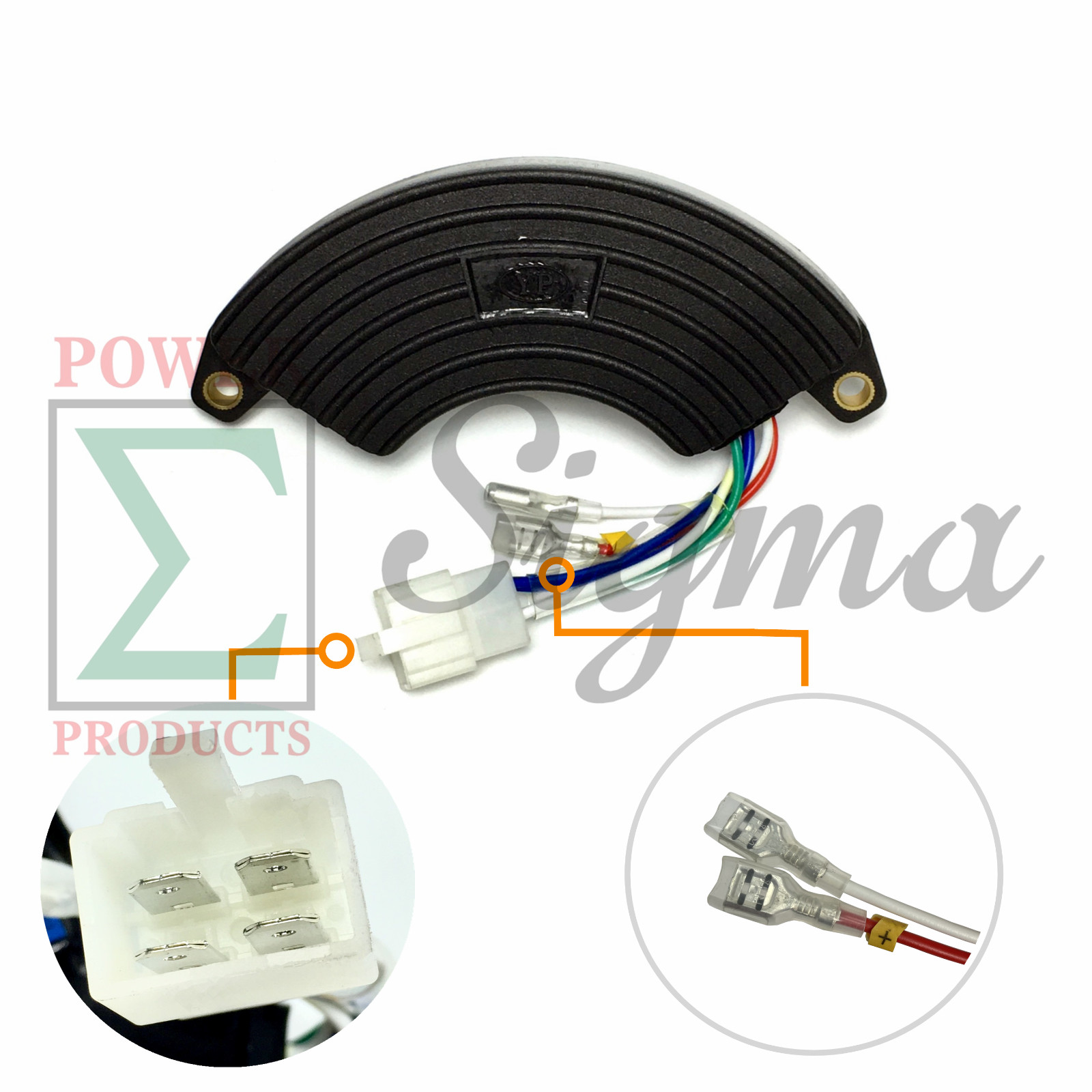 Automatic Voltage Regulator AVR For 5KW 5.5KW Single Phase Gasoline Generator gallery