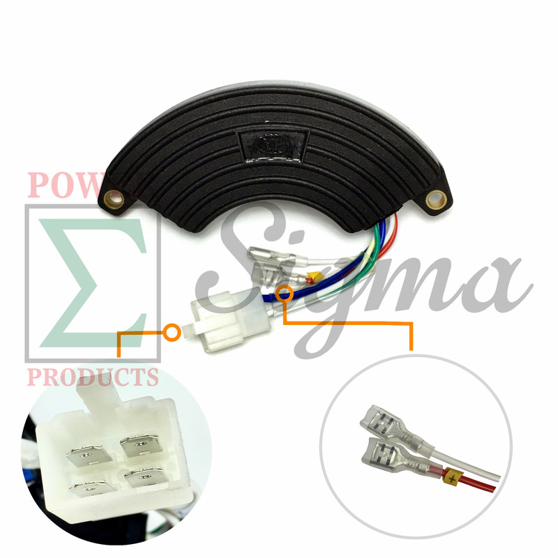 Automatic Voltage Regulator AVR For 5KW 5.5KW Single Phase Gasoline Generator gallery