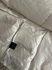 Fieldcrest Queen Duck Down Comforter White Cotton