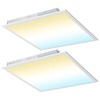 kadision 2x2 LED Flat Panel Light, 50W/45W/40W/30W/25W ft, 2 Pack, White gallery