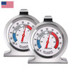 Pecula 2 Pack Refrigerator Thermometer 30-30C/20-80F Classic Fridge Thermometer gallery