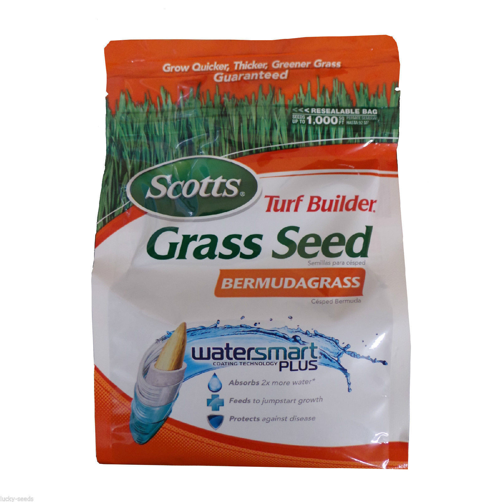 Scotts Turf Builder Bermuda Grass Seed 1 Lbs Coverage 1000 sq ft gallery
