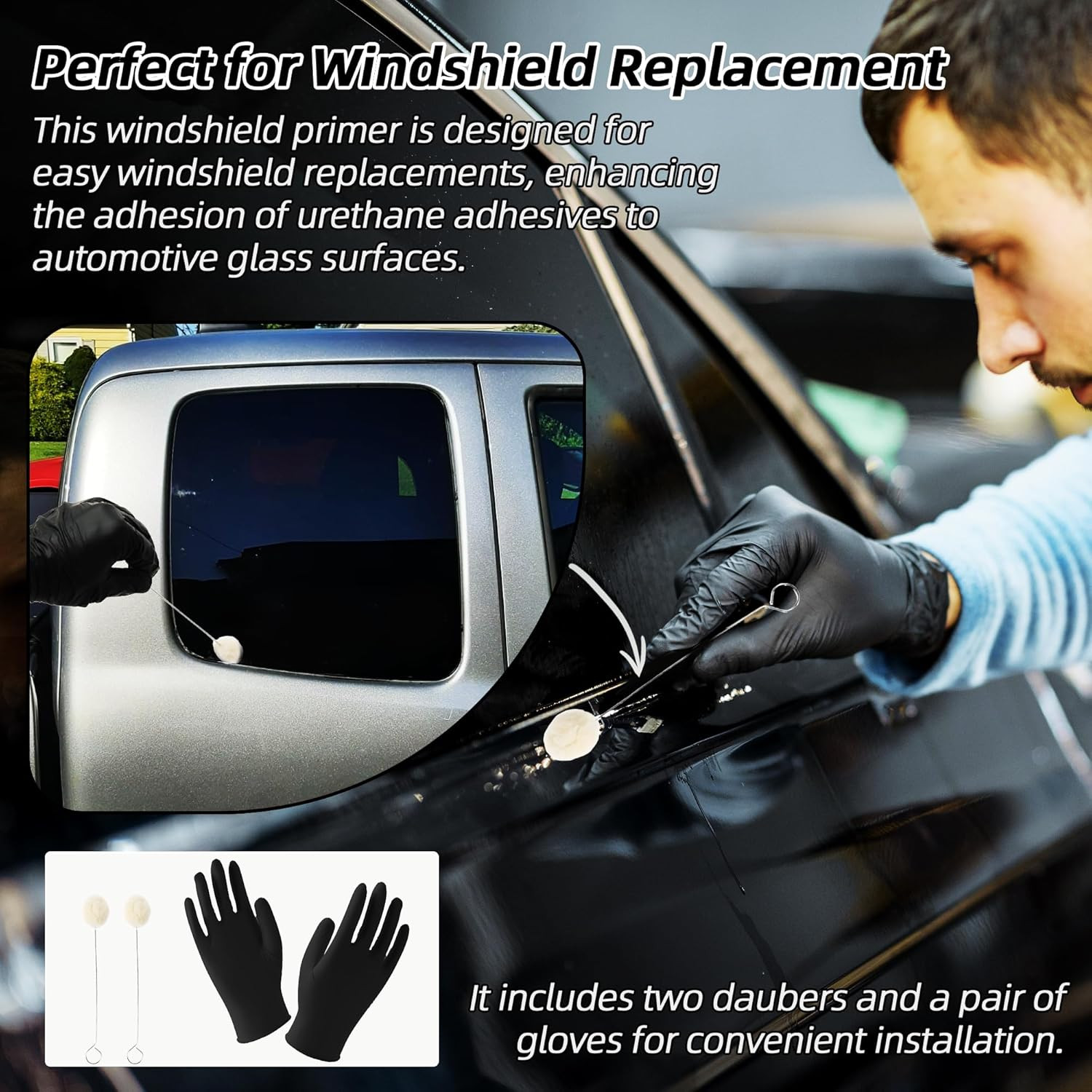 1 Fl.Oz Windshield Primer Urethane Primer Automotive Promotes Adhesion of Drying gallery