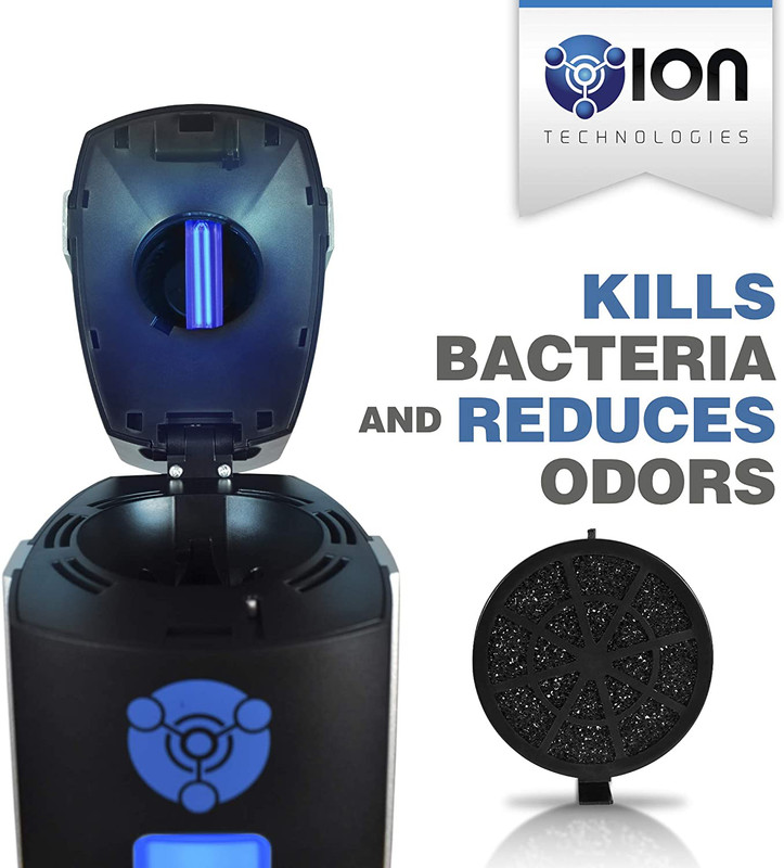 B-1000 Permanent Filter Ionic Air Purifier Pro Ionizer with UV-C Sanitizer gallery