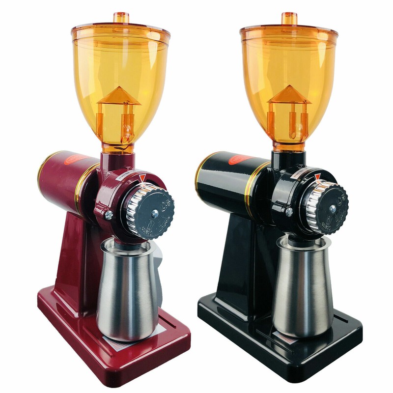 Commercial Coffee Grinder Electric Grind Automatic Burr Mill Bean Home Office gallery