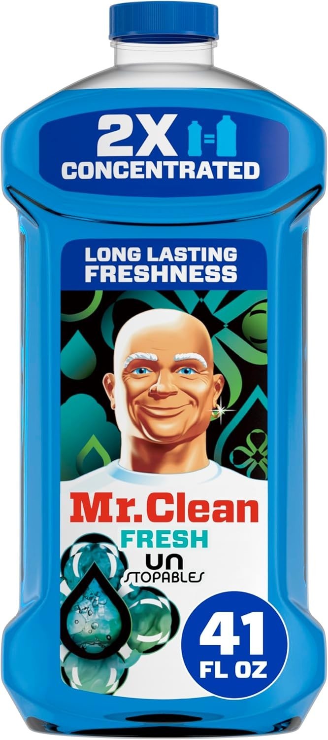 Mr. Clean 2X Concentrated Multi Surface Cleaner Unstopables Fresh Scent 41 oz. gallery