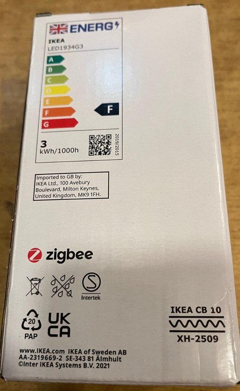 Ikea Tradfri Zigbee Smart E27 Dimmable LED light bulb 250 Lumen gallery